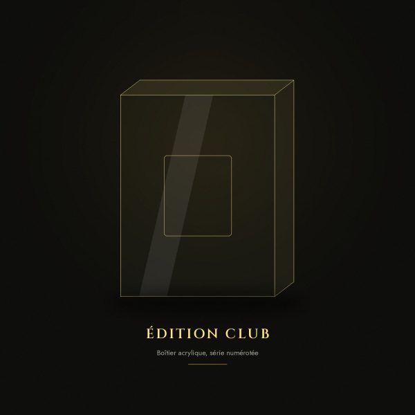 Boîtier acrylique édition Club, illustration au trait